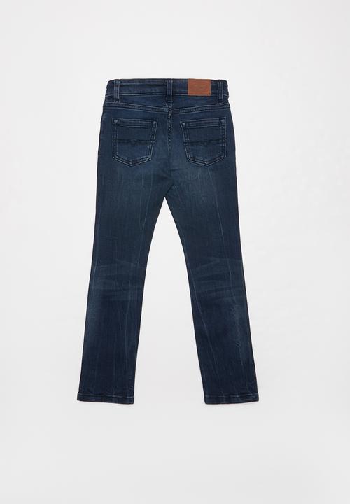 POLO - Boys fynn slim fit jean - blue