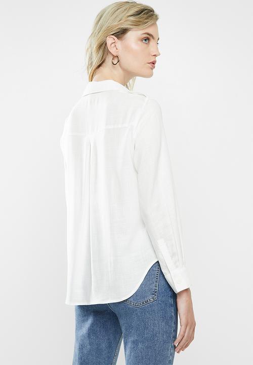 MANGO - Ben shirt - white