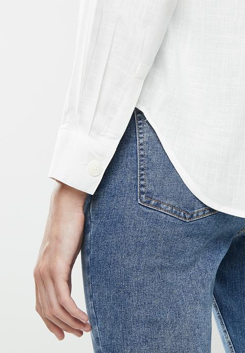 MANGO - Ben shirt - white