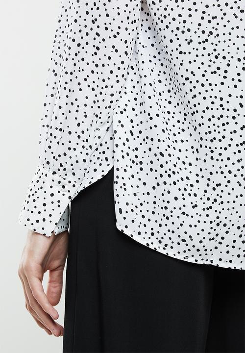 MANGO - Flowy blouse - white