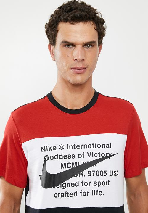 Nike - Nike sportswear swoosh short sleeve tee - multi
