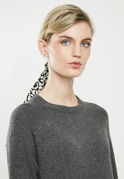 Jacqueline de Yong - Platinum pullover - dark grey