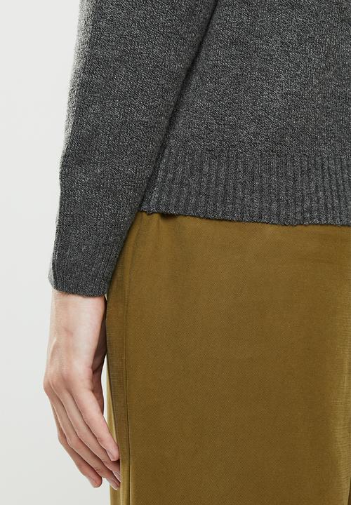 Jacqueline de Yong - Platinum pullover - dark grey
