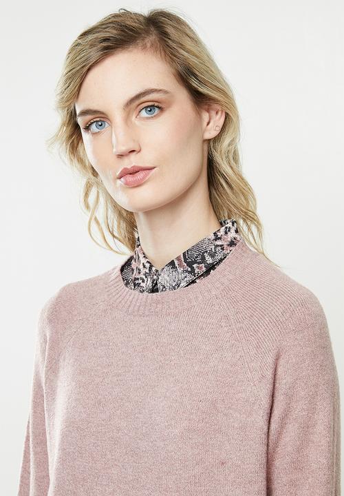 Jacqueline de Yong - Platinum pullover - woodrose
