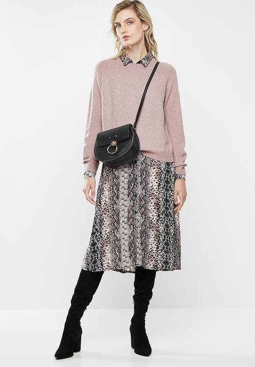 Jacqueline de Yong - Platinum pullover - woodrose