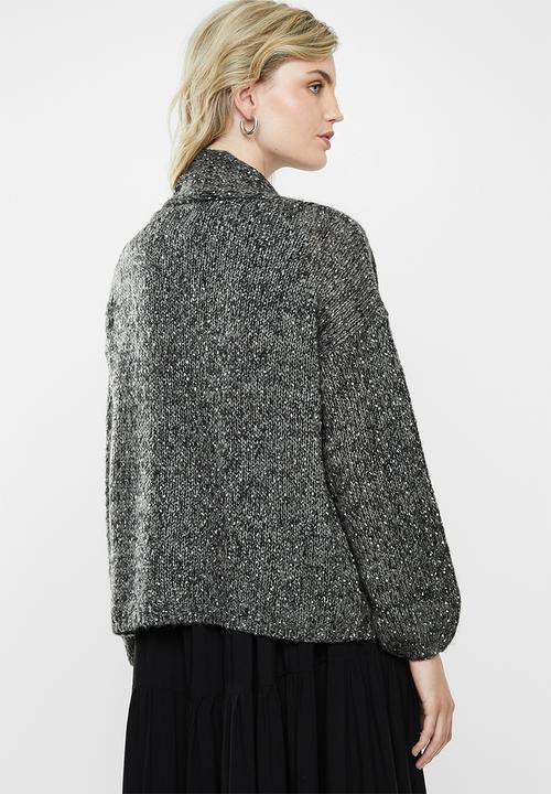 Jacqueline de Yong - Casey cardi - dark grey