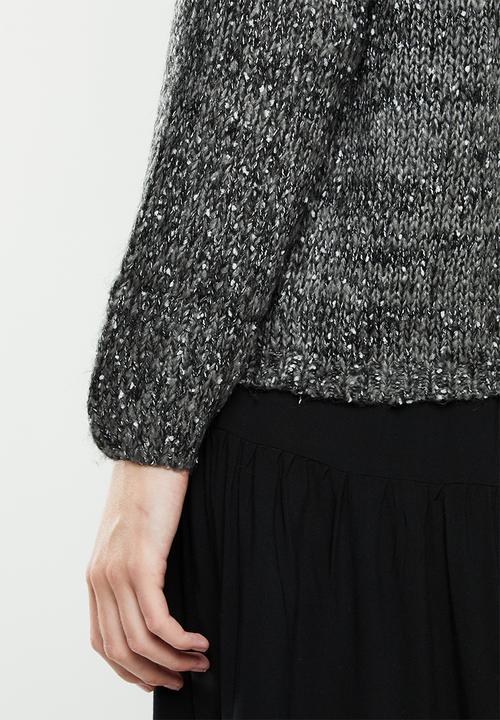 Jacqueline de Yong - Casey cardi - dark grey