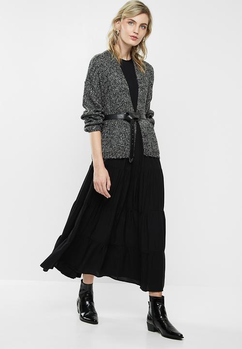 Jacqueline de Yong - Casey cardi - dark grey