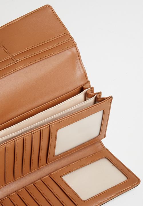 POLO - Heritage clutch purse - brown & black
