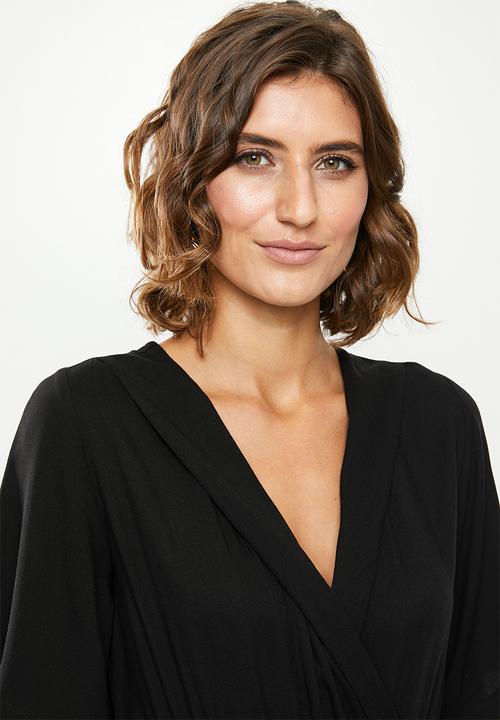 edit - Wrap jumpsuit - black