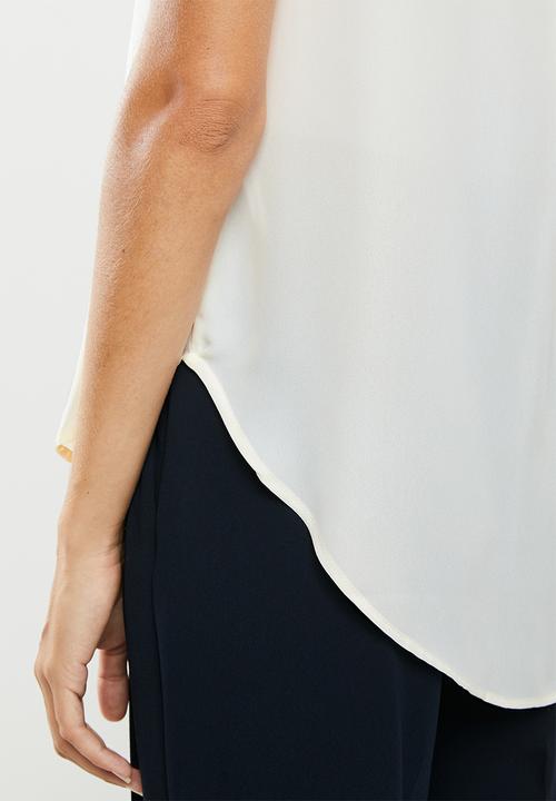 edit - Sleeveless shirt - white
