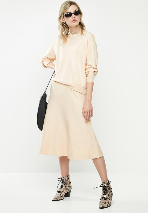 MANGO - Flear jersey - beige