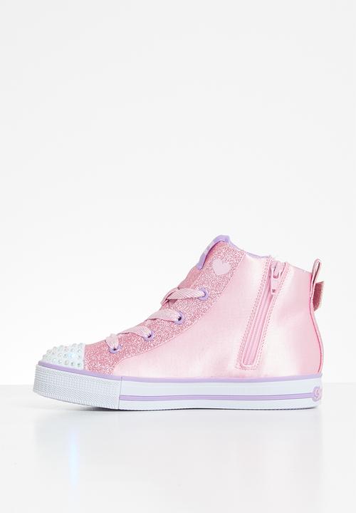 Skechers - Girls twinkle lites - pink & purple 