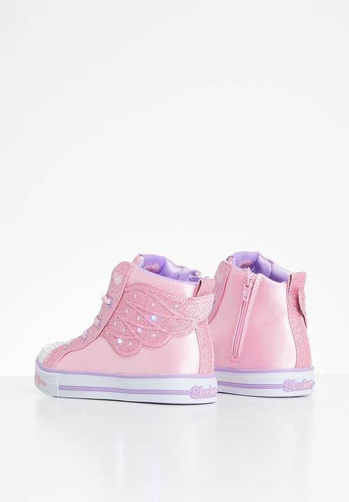 Skechers - Girls twinkle lites - pink & purple 