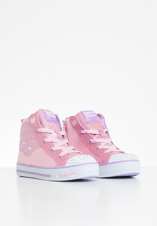 Skechers - Girls twinkle lites - pink & purple 
