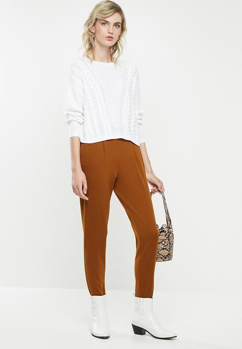 ONLY - Sara long sleeve pullover - cloud dancer