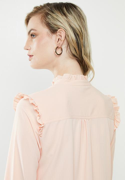 Vero Moda - Fatima long sleeve shirt - rose dust