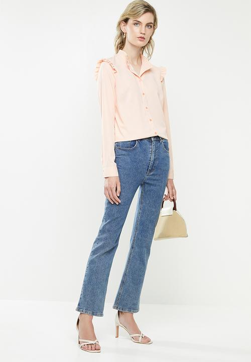 Vero Moda - Fatima long sleeve shirt - rose dust