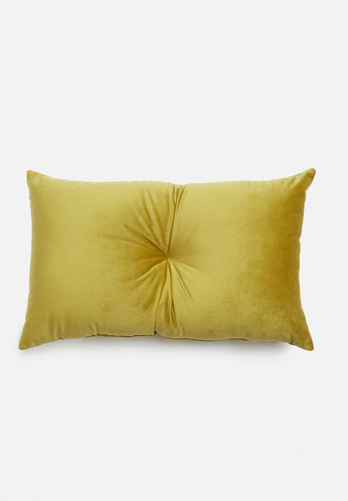 Sixth Floor - Button cushion - green