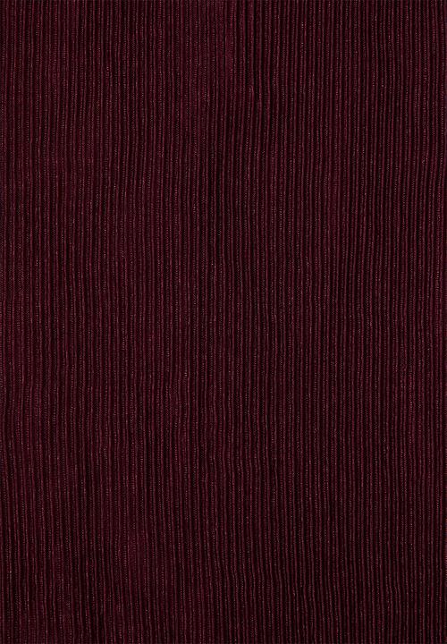 edit - Plisse trousers - burgundy