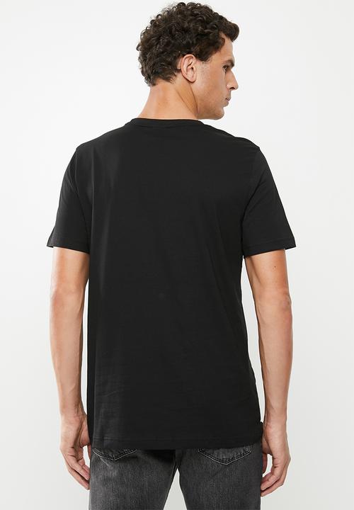 PUMA - Classic logo tee - black & gold 