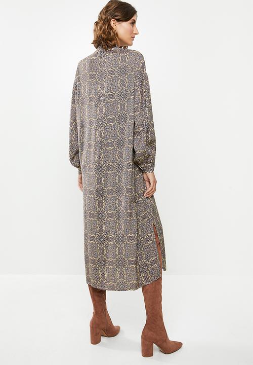 edit - Soft waist midi dress - floral