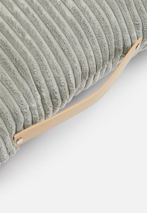 H&S - Corduroy cushion - taupe