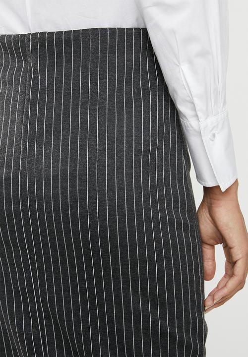edit - Pull on pencil skirt - stripe