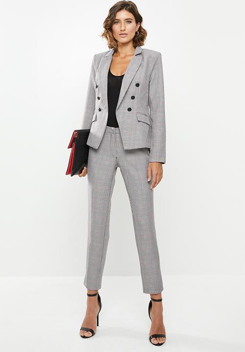 edit - Classic suit blazer - check