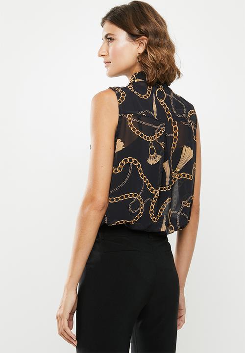 edit - Sleeveless shirt - print