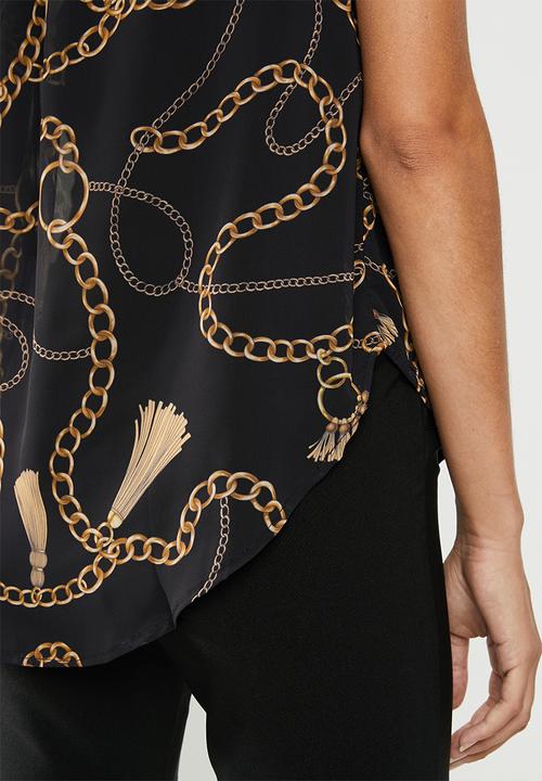 edit - Sleeveless shirt - print