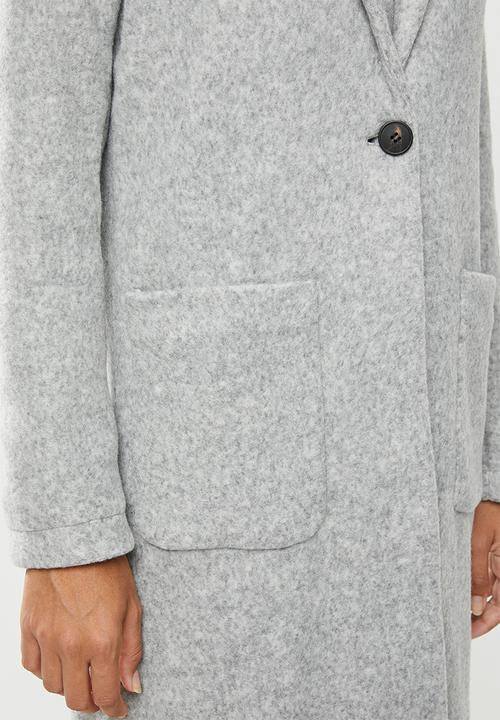 Jacqueline de Yong - Lela knit jacket - grey