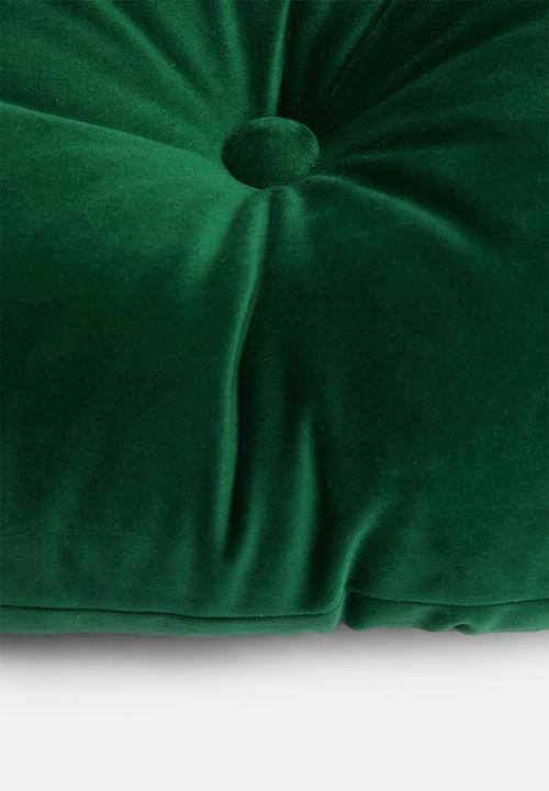 Sixth Floor - Button cushion - green