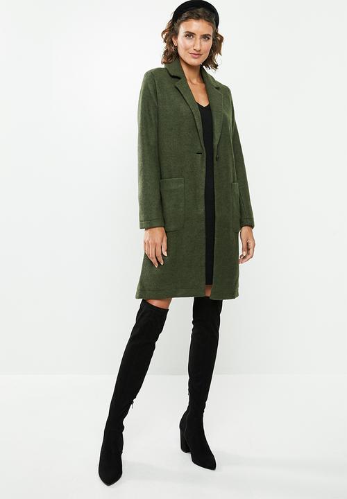 Jacqueline de Yong - Lela knit jacket - green