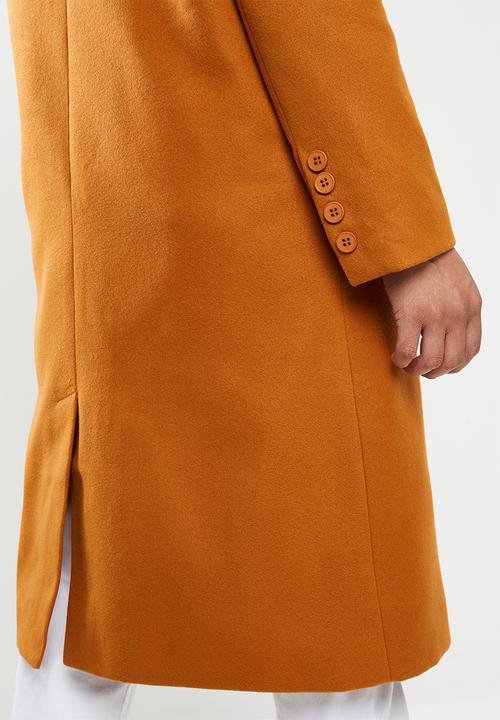 Missguided - Mansy formal overcoat - rust