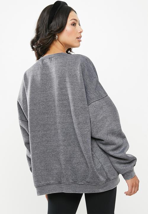 Missguided - Washed sweatshirt - grey