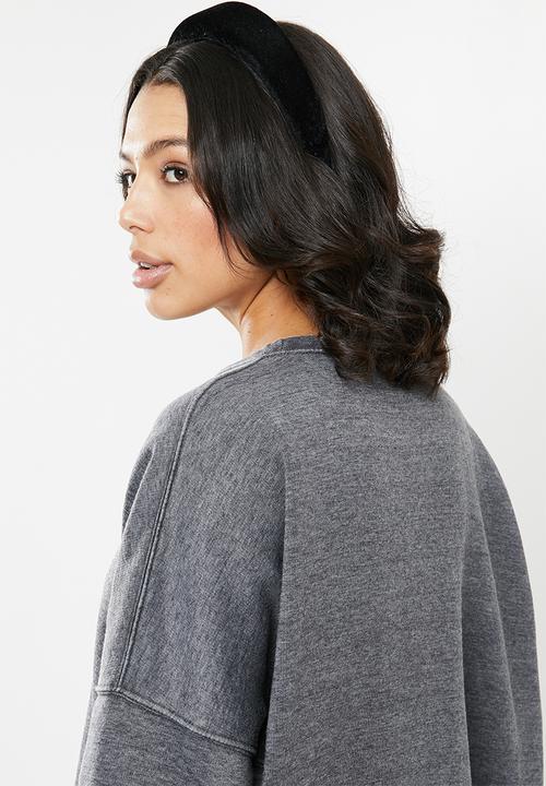 Missguided - Washed sweatshirt - grey
