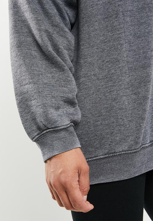 Missguided - Washed sweatshirt - grey
