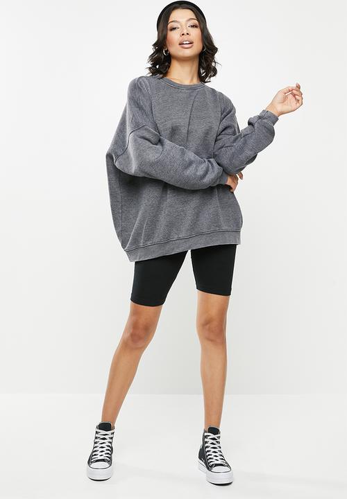 Missguided - Washed sweatshirt - grey