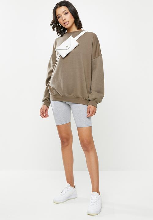 Missguided - Washed sweatshirt - brown