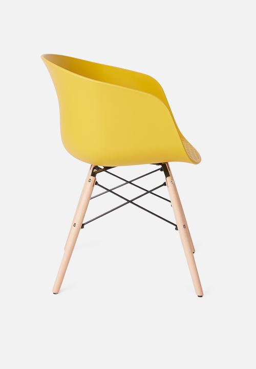 Sixth Floor - Bea chair - mustard