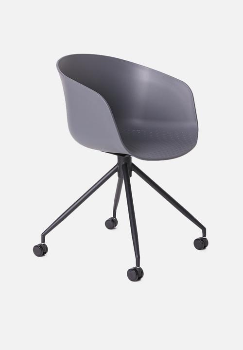 Sixth Floor - Bea office chair - charcoal