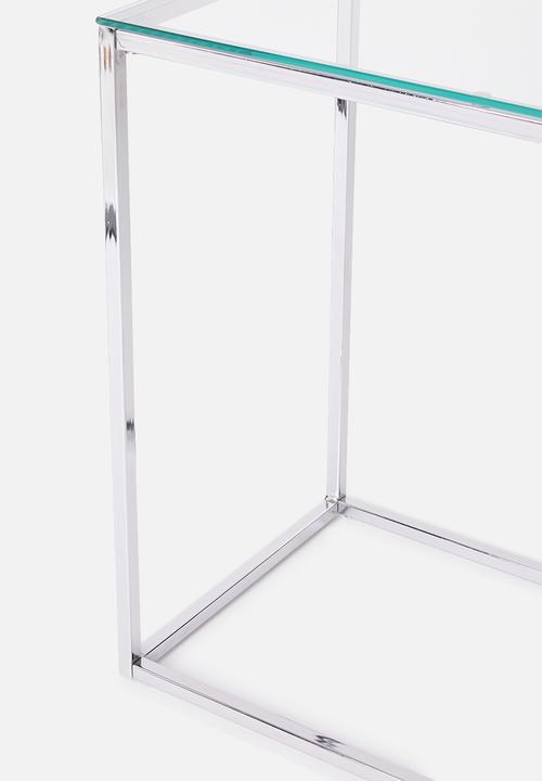 Sixth Floor - Cilla side table - chrome