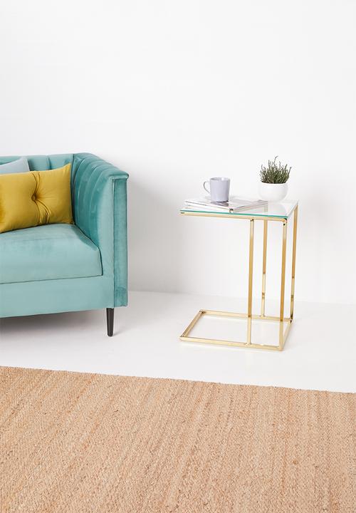 Sixth Floor - Cilla c side table - gold