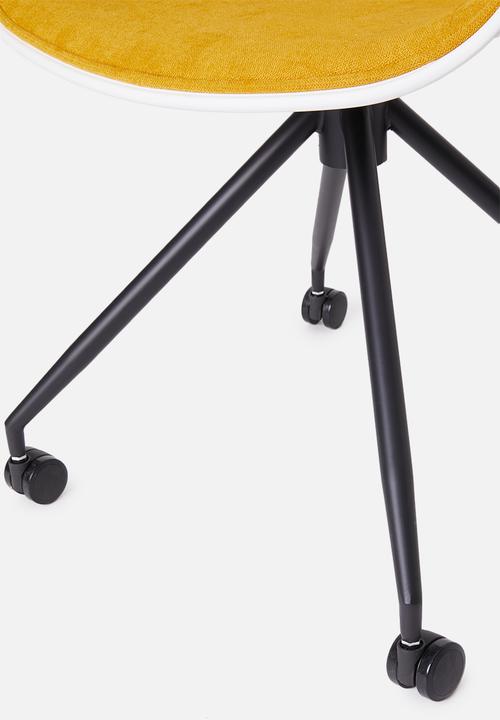 Sixth Floor - Bea soft office chair - yellow