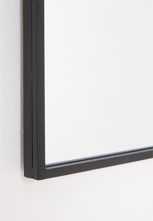 Sixth Floor - Window metal mirror - black