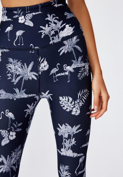 Cotton On - Reversible 7/8 tight toile - navy