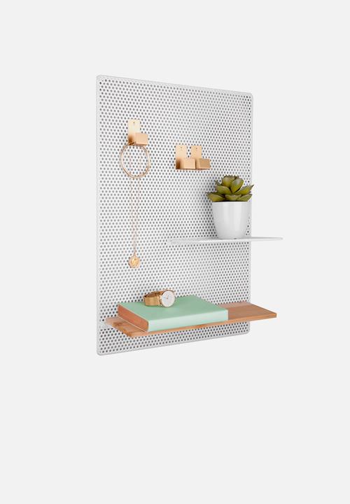 Present Time - Perky mesh memo board - white