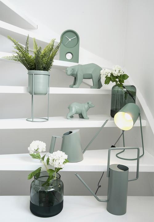 Present Time - Taut wall/table clock - green