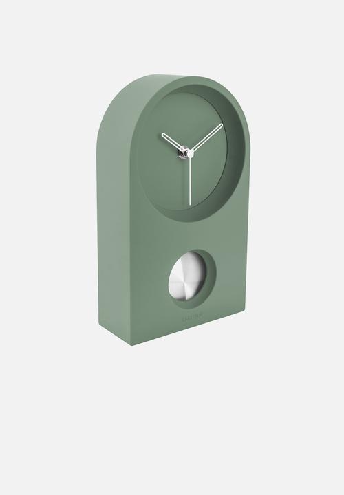 Present Time - Taut wall/table clock - green